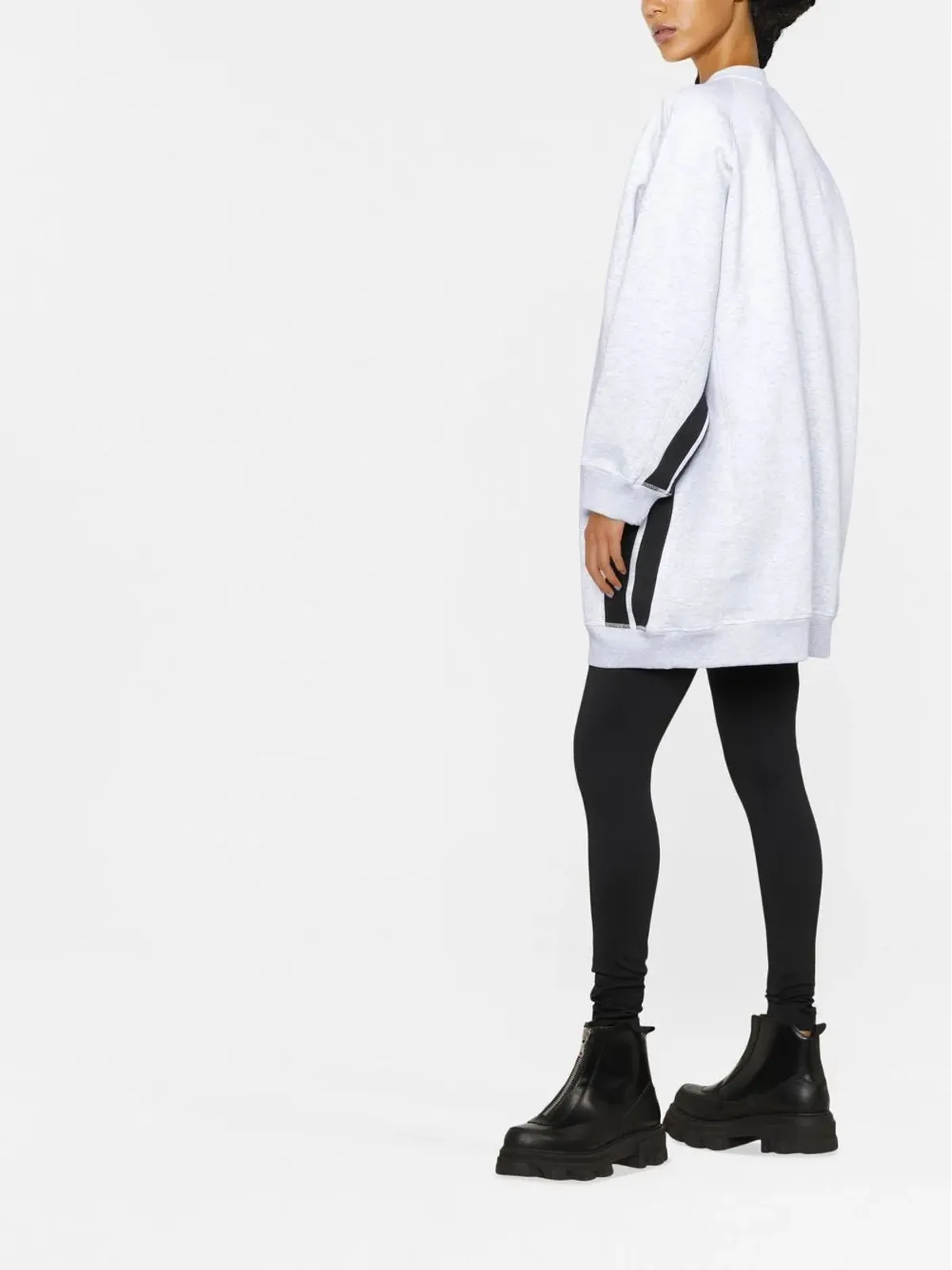 MSGM サイドストライプ オーバーサイズスウェット - 画像3