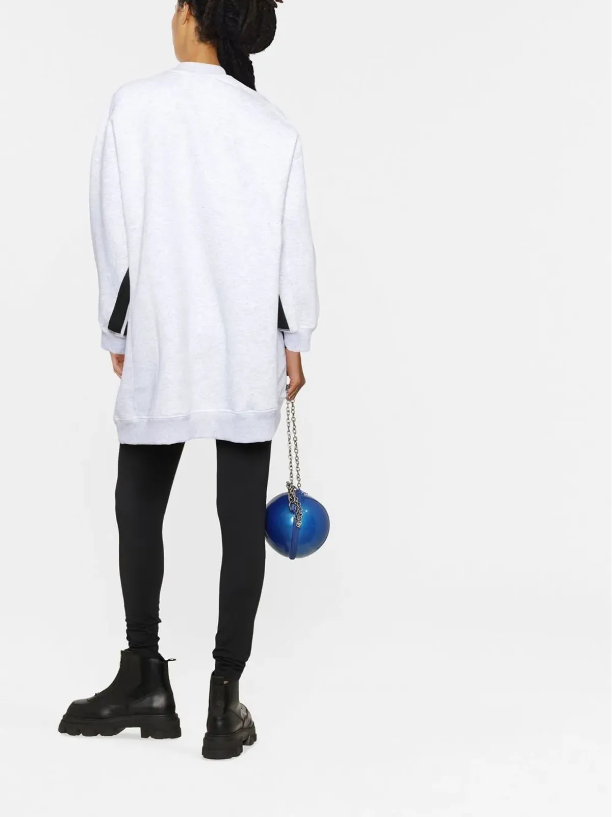 MSGM サイドストライプ オーバーサイズスウェット - 画像4