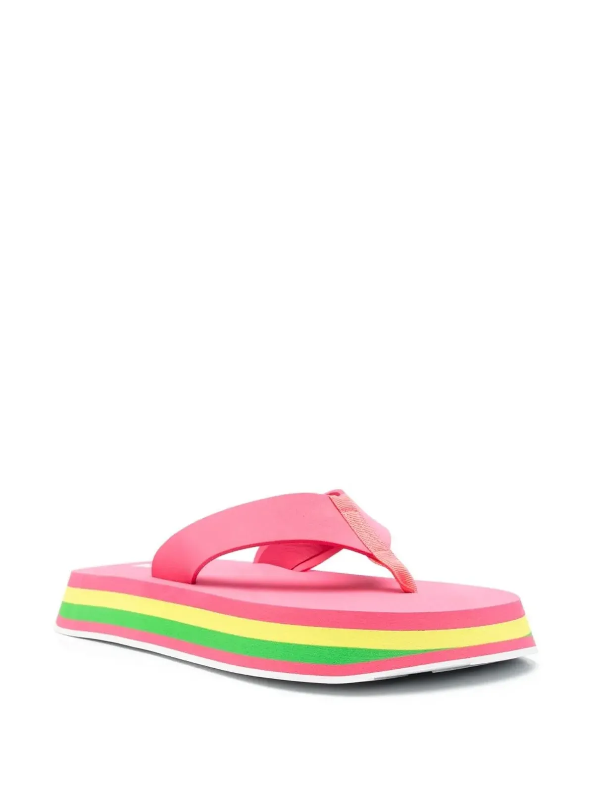 MSGM トングストラップ チャンキーフリップフロップ - 画像2