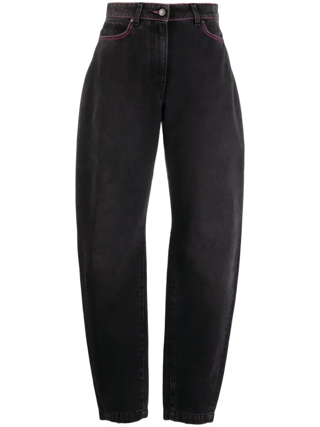 MSGM MSGM バレルレッグ ハイウエスト ジーンズの商品画像