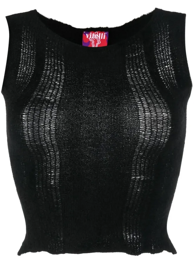VITELLI VITELLI クロップドタンクトップの商品画像