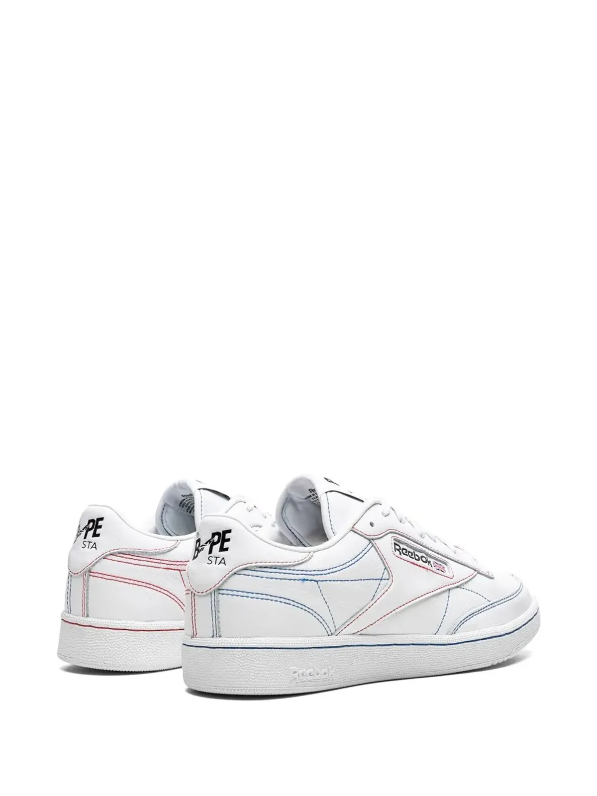 Reebok x BAPE Club C 85 スニーカー - White - 画像3