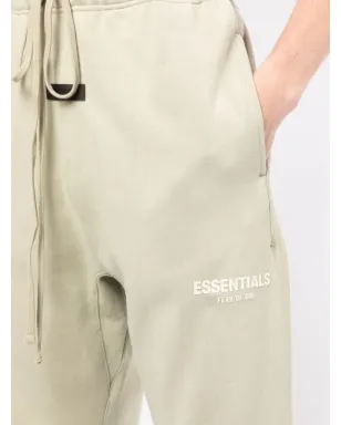 FEAR OF GOD ESSENTIALS ロゴパッチ トラックパンツ グリーン - サムネイル5