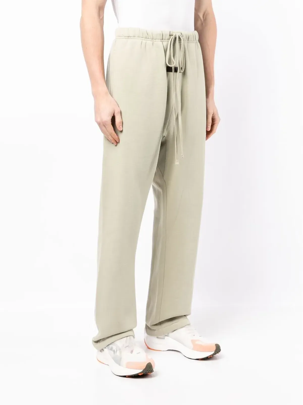 FEAR OF GOD ESSENTIALS ロゴパッチ トラックパンツ グリーン - 画像3