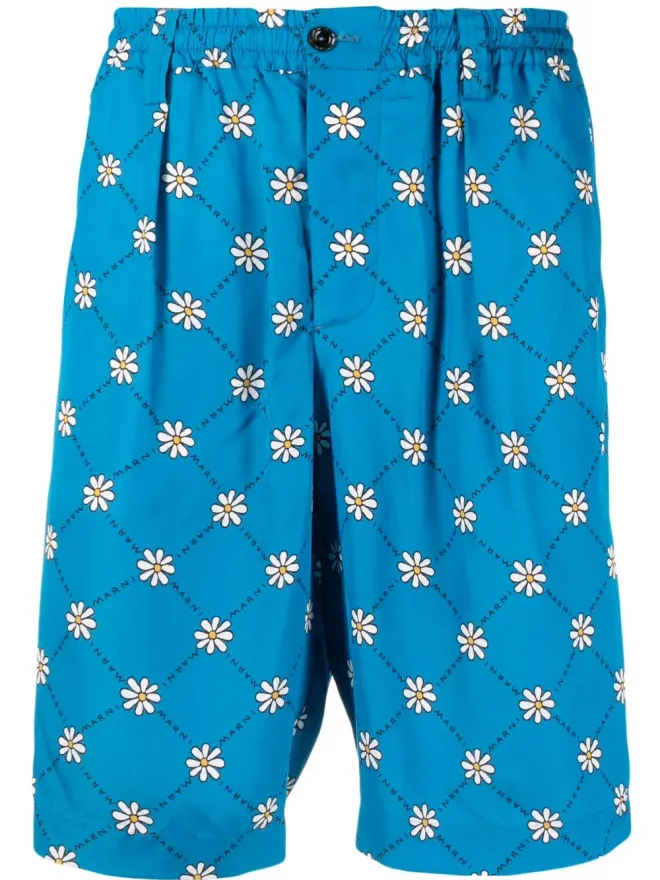 Marni Marni デイジープリント トラックショーツの商品画像