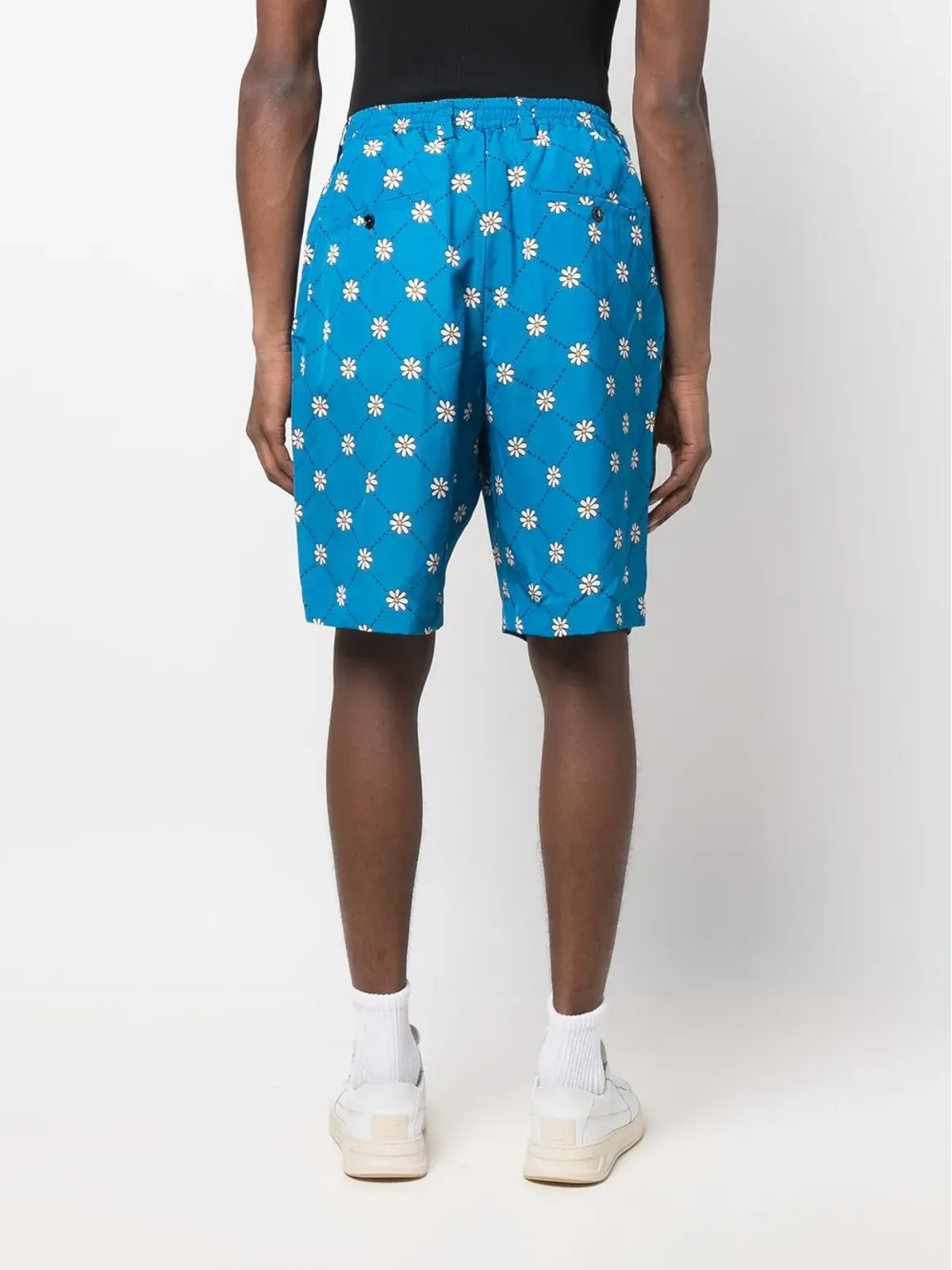 Marni デイジープリント トラックショーツ - 画像4