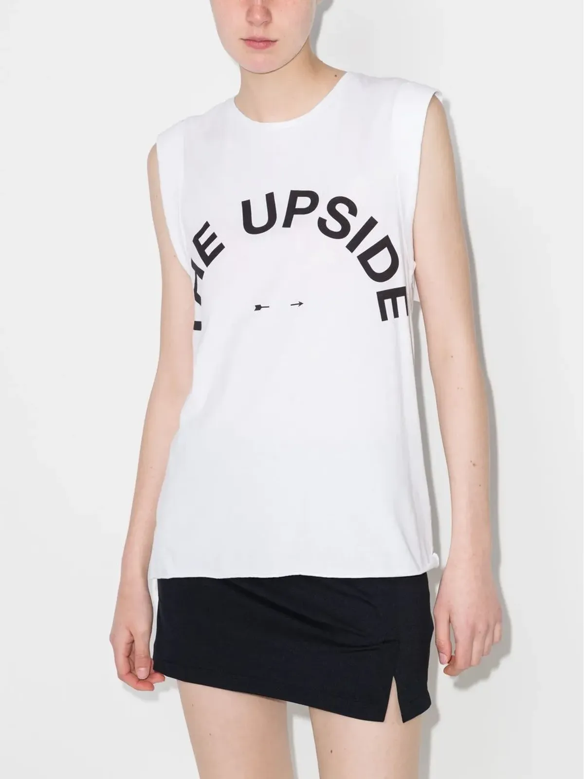 The Upside logo-print tank top - White - 画像2
