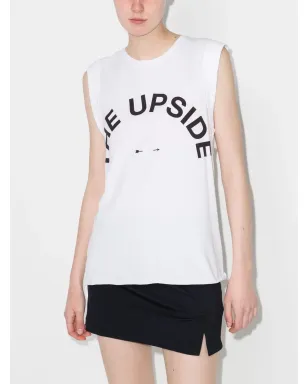 The Upside logo-print tank top - White - サムネイル2