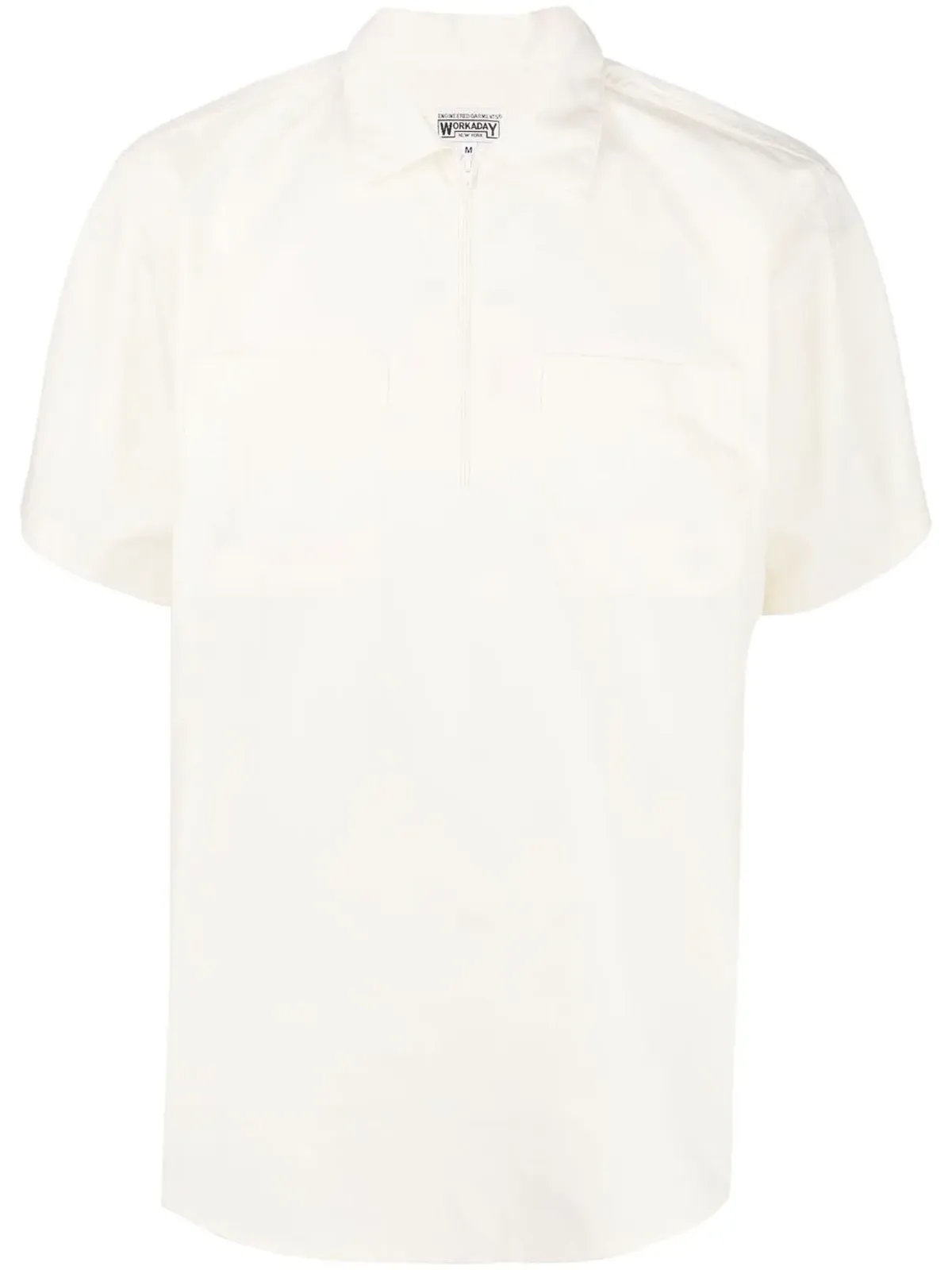 Engineered Garments 半ジップ コットン混紡 シャツ - 画像1