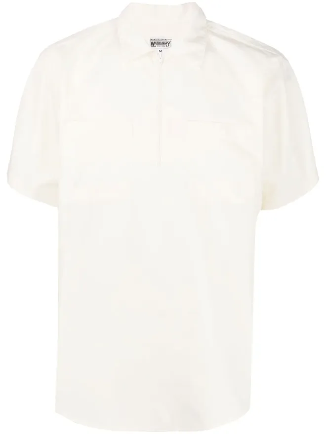 Engineered Garments Engineered Garments 半ジップ コットン混紡 シャツの商品画像