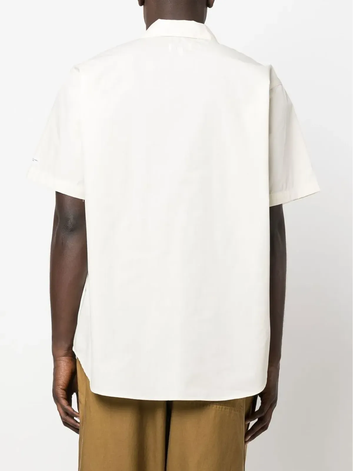 Engineered Garments 半ジップ コットン混紡 シャツ - 画像4