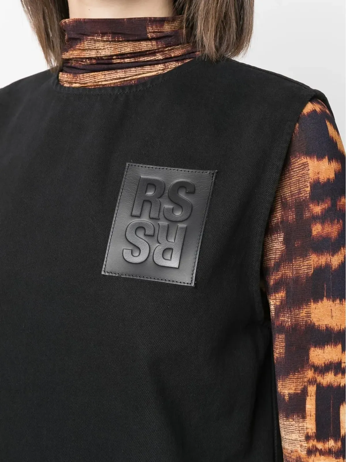 Raf Simons ノースリーブ ロゴパッチ シフトドレス - 画像5