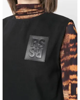 Raf Simons ノースリーブ ロゴパッチ シフトドレス - サムネイル5