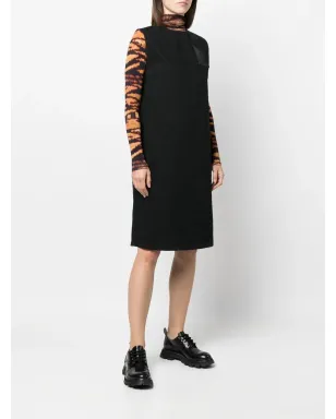 Raf Simons ノースリーブ ロゴパッチ シフトドレス - サムネイル3