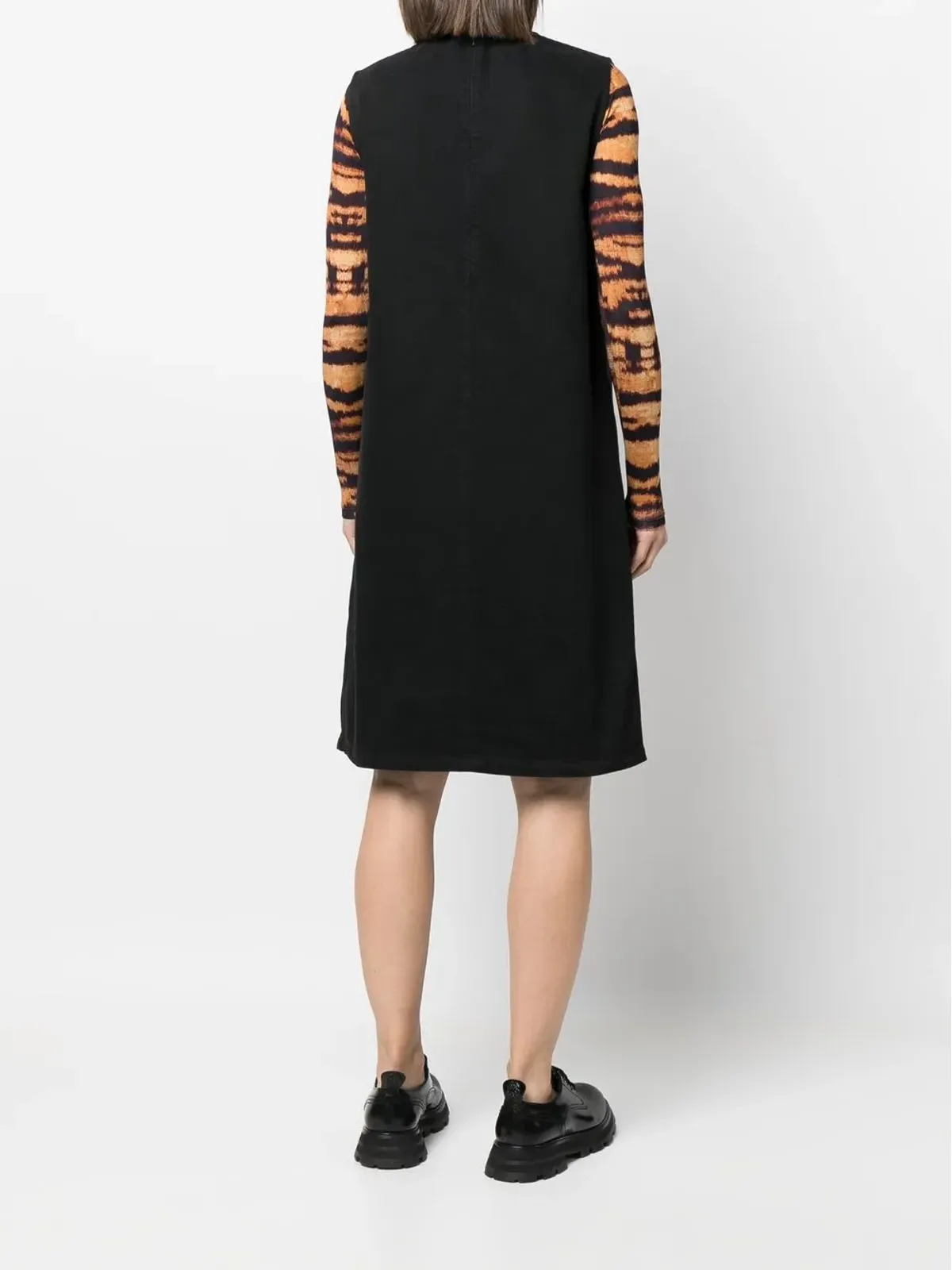 Raf Simons ノースリーブ ロゴパッチ シフトドレス - 画像4