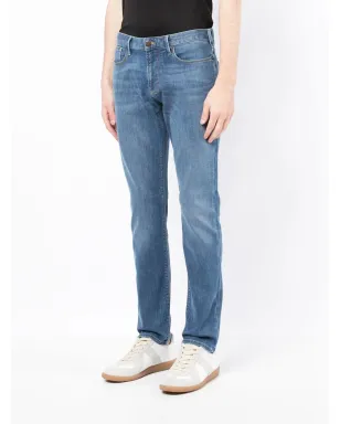 Emporio Armani スリムカットデニムジーンズ - Blue - サムネイル3