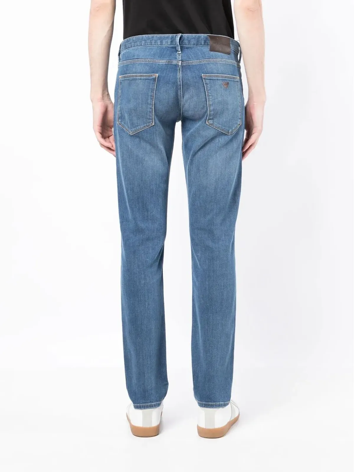 Emporio Armani スリムカットデニムジーンズ - Blue - 画像4