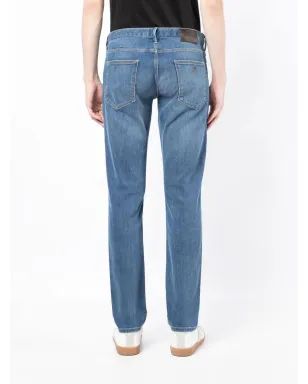 Emporio Armani スリムカットデニムジーンズ - Blue - サムネイル4