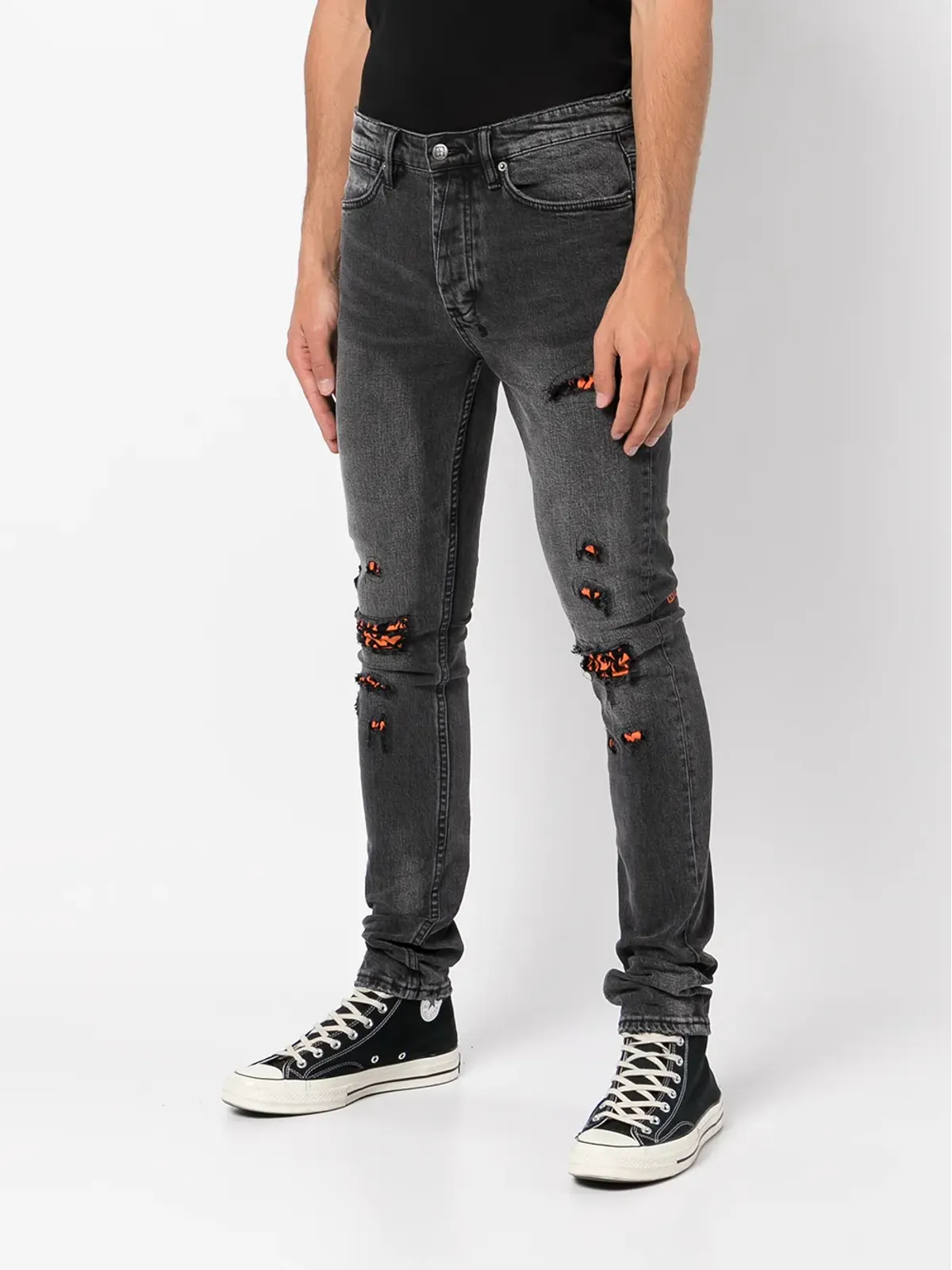 Ksubi リップドディテール スキニージーンズ - 画像3