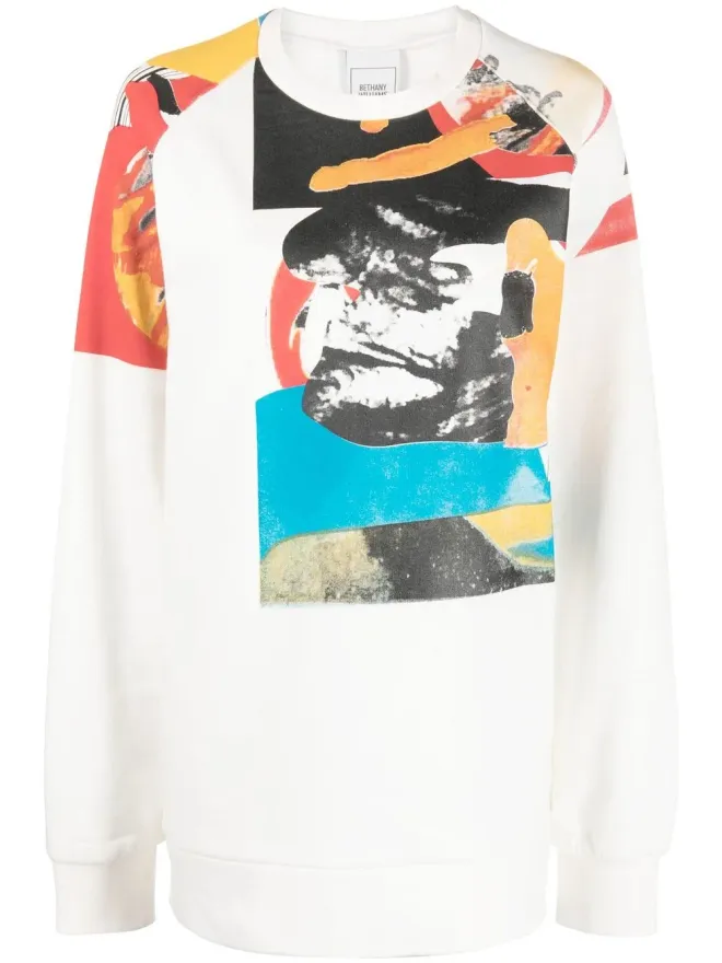 Bethany Williams Bethany Williams グラフィックプリント クルーネック スウェットの商品画像