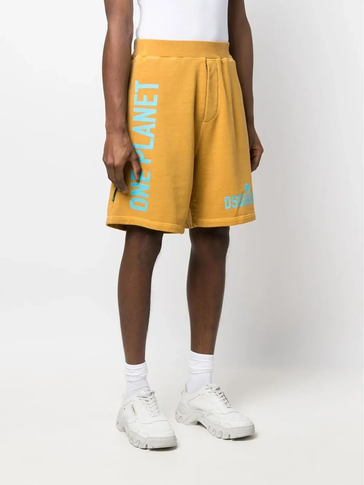 DSQUARED2 ロゴプリント トラックショーツ - 画像3