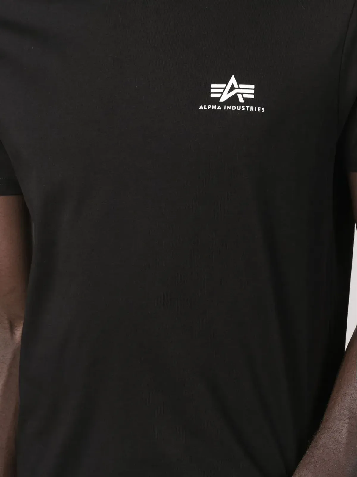Alpha Industries ロゴプリント コットン Tシャツ - 画像5
