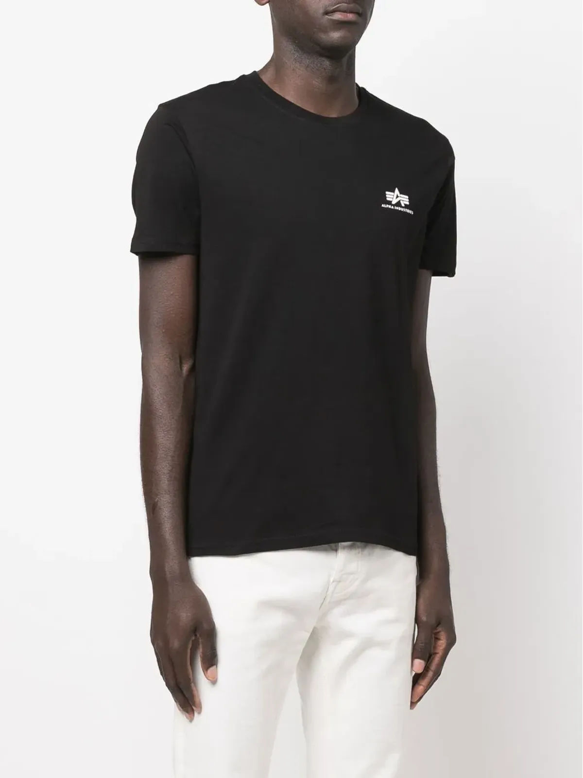 Alpha Industries ロゴプリント コットン Tシャツ - 画像3
