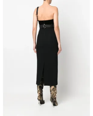 Roberto Cavalli バックルディテール ミディドレス - サムネイル4
