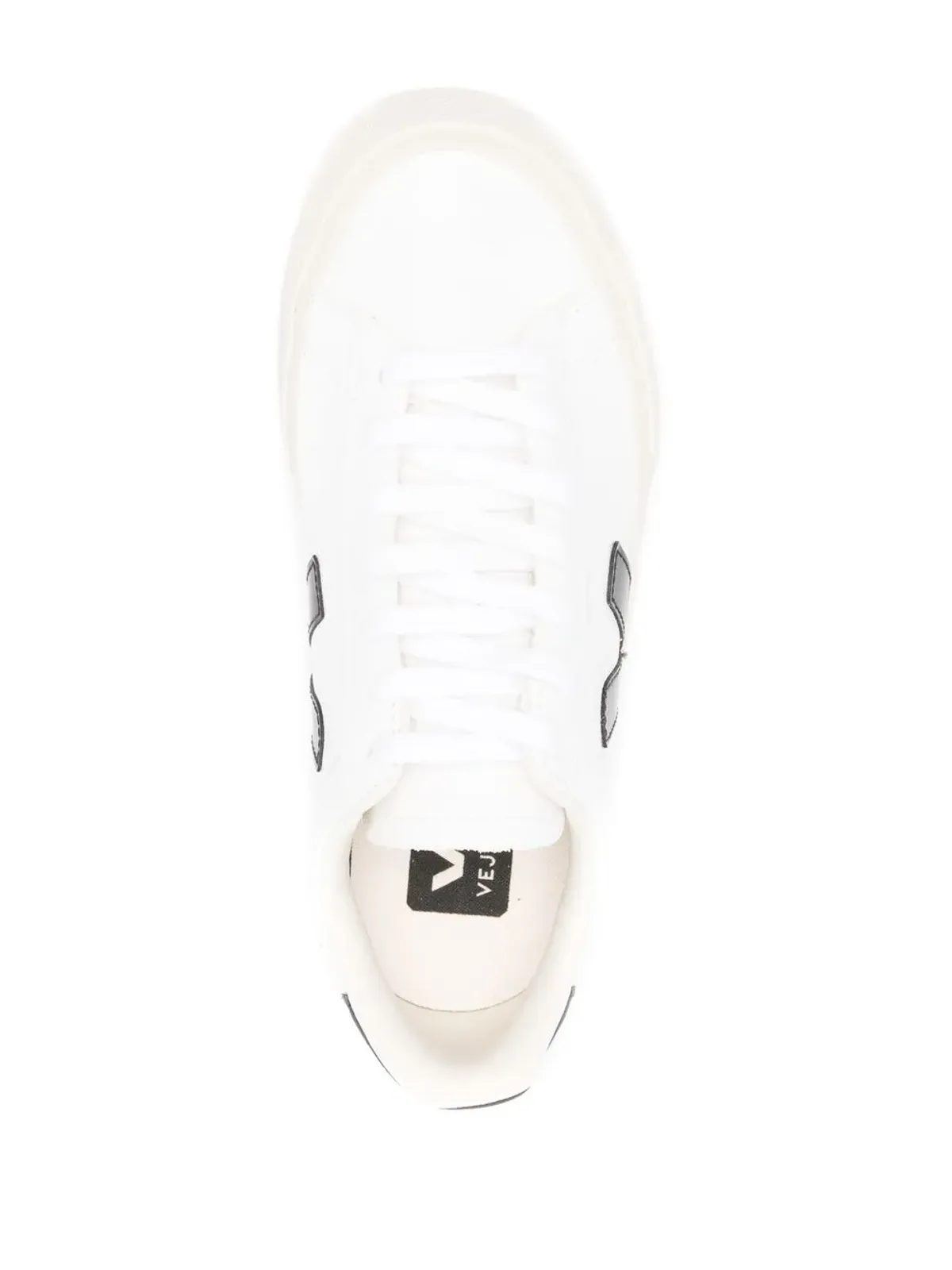 VEJA Campo lace-up leather sneakers - White - 画像4