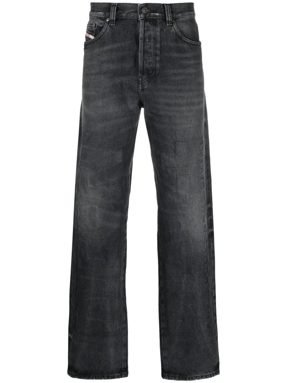 Diesel 2010 D-Macs 007J5 ストレートレッグジーンズ - ブラック - 画像1