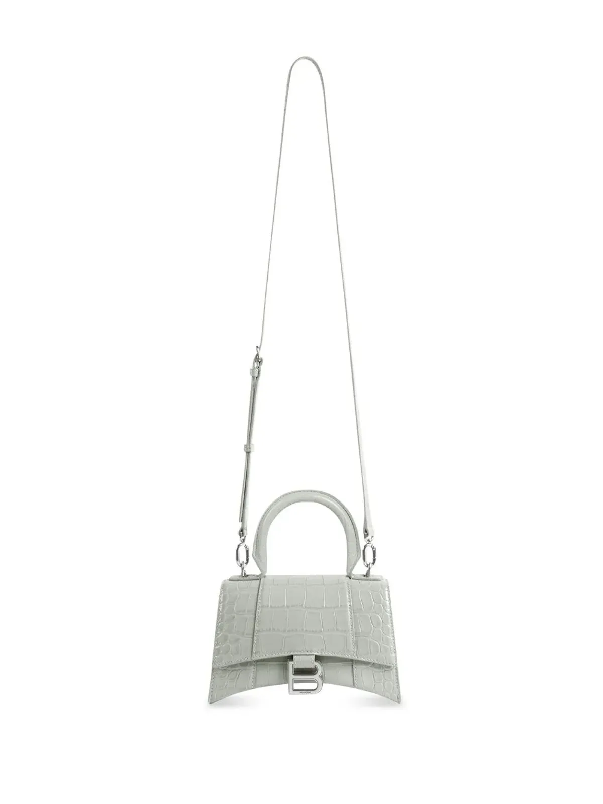 Balenciaga Hourglass トップハンドルバッグ - グレー - 画像5