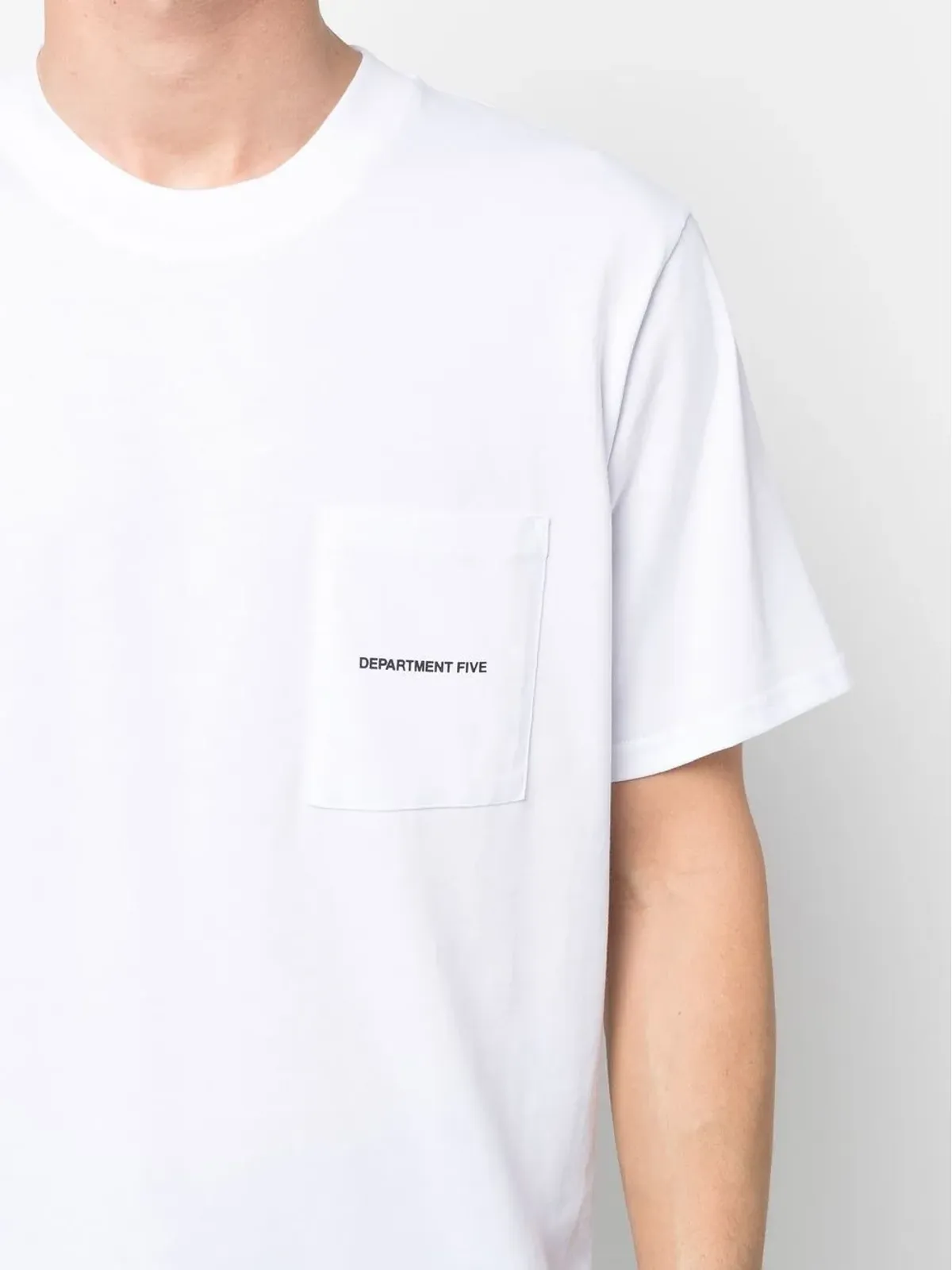 Department 5 ロゴプリント コットン Tシャツ - 画像5