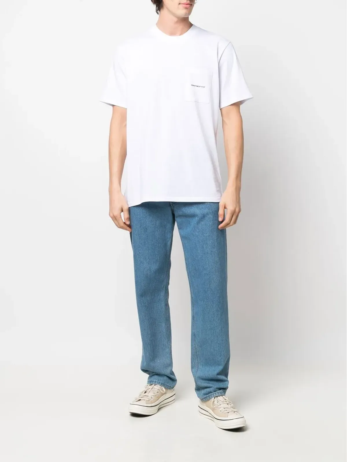 Department 5 ロゴプリント コットン Tシャツ - 画像2