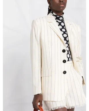 Marni ストライプ ヴァージンウール ブレザー - サムネイル5