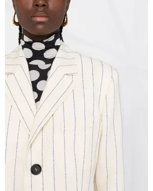 Marni ストライプ ヴァージンウール ブレザー - サムネイル3