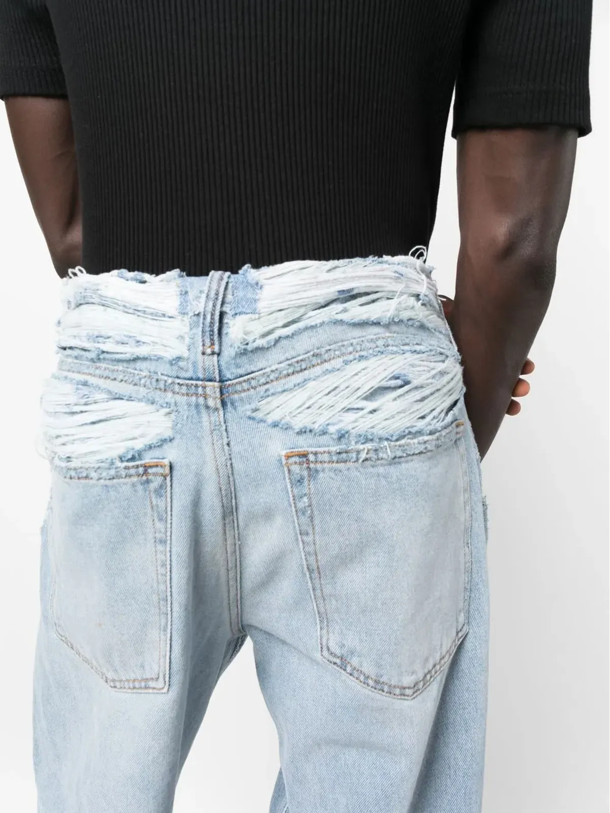 Diesel リップドストレートジーンズ - 画像5