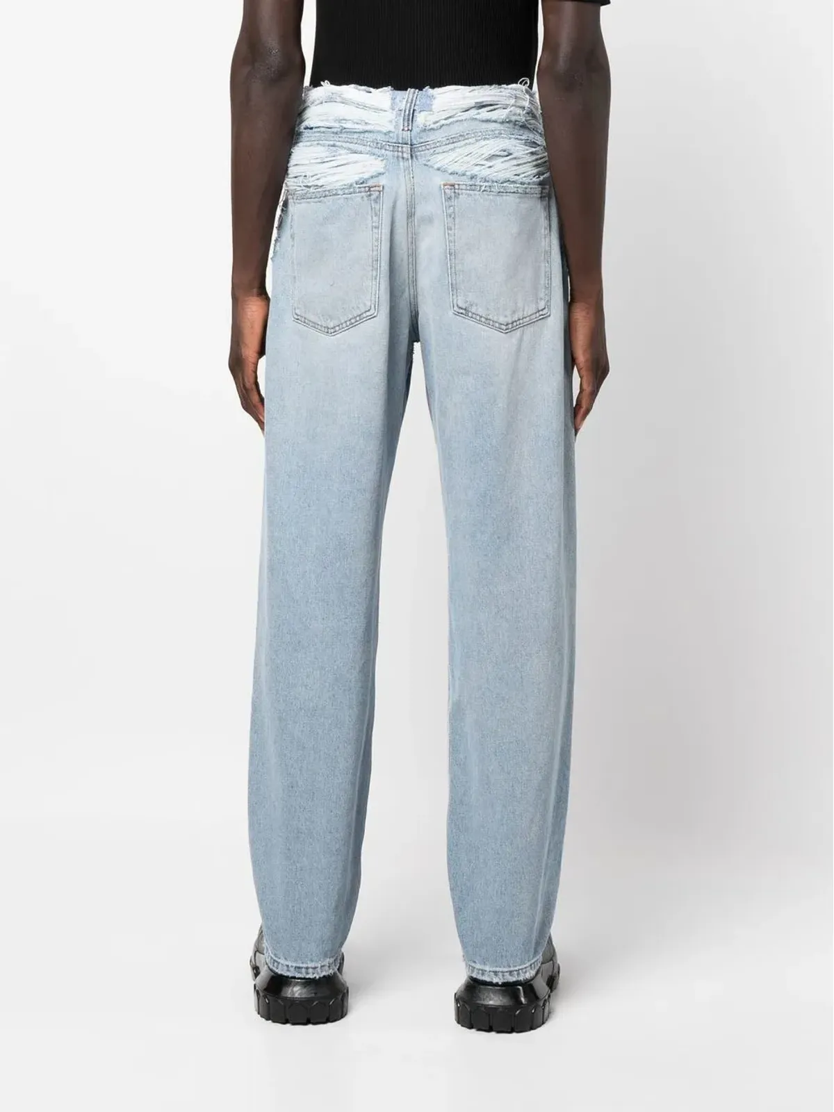 Diesel リップドストレートジーンズ - 画像4