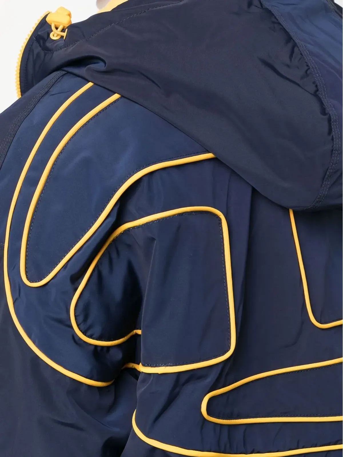 Diesel フーデッド ロゴプリント ジャケット - 画像5