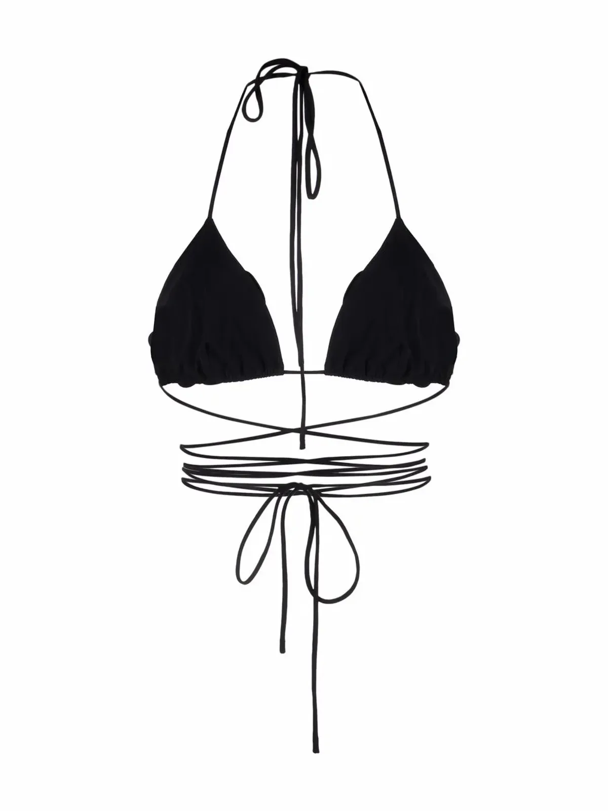 Magda Butrym 花柄エフェクト ビキニトップ - 画像2