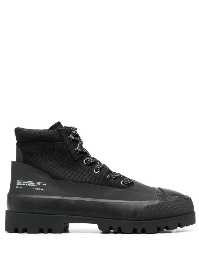 Diesel Diesel Hiko ハイブリッド レースアップ ブーツ ブラックの商品画像