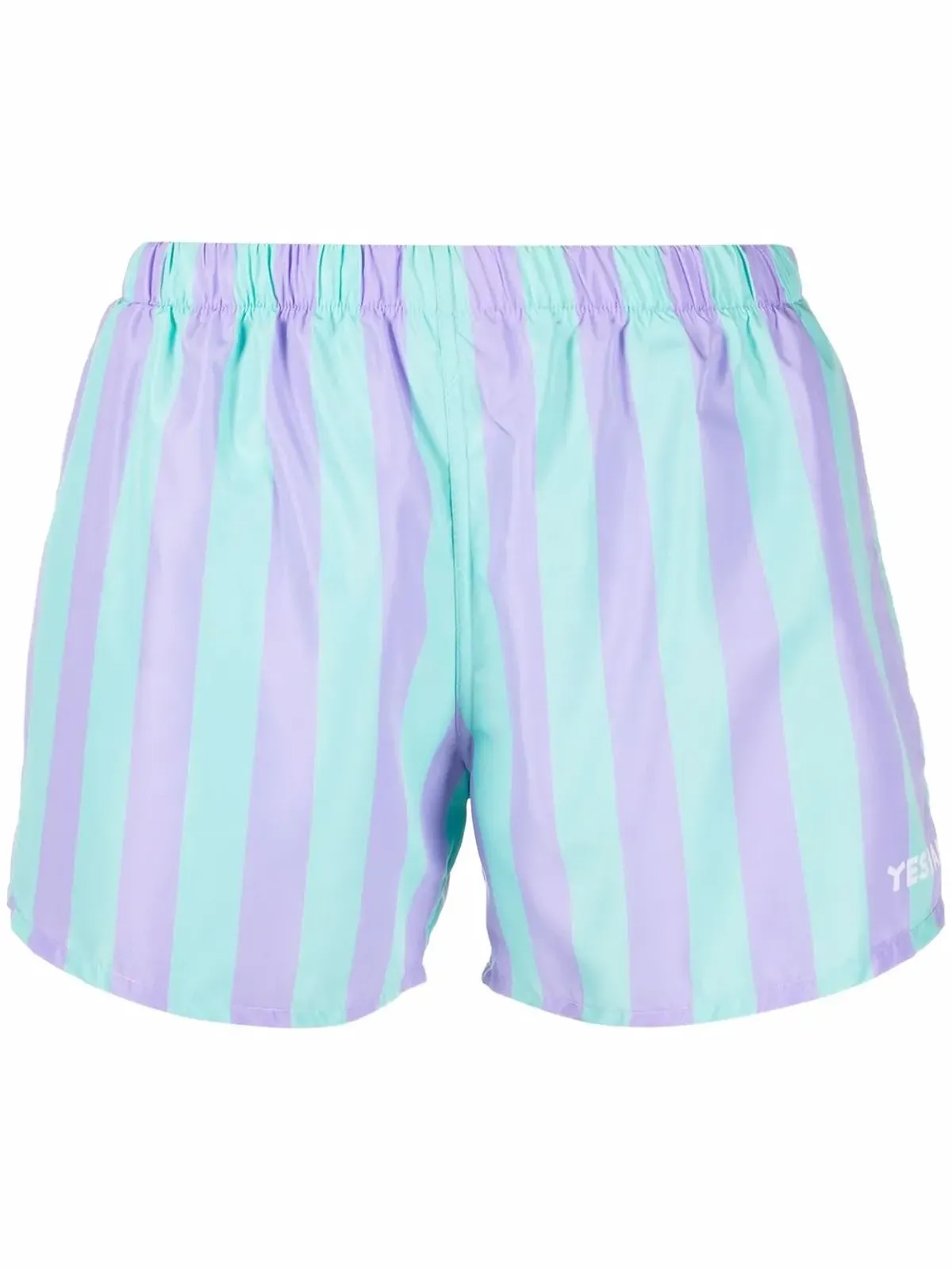 yes i am ストライププリント スイムショーツ - 画像1