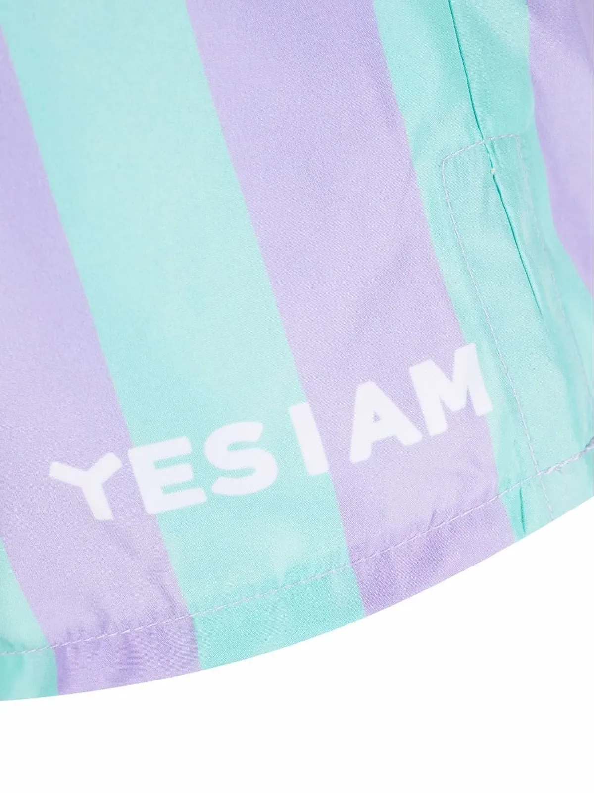 yes i am ストライププリント スイムショーツ - 画像3