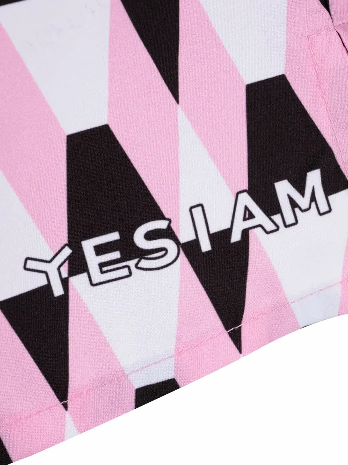 yes i am ジオメトリックプリント・スイムショーツ - 画像3