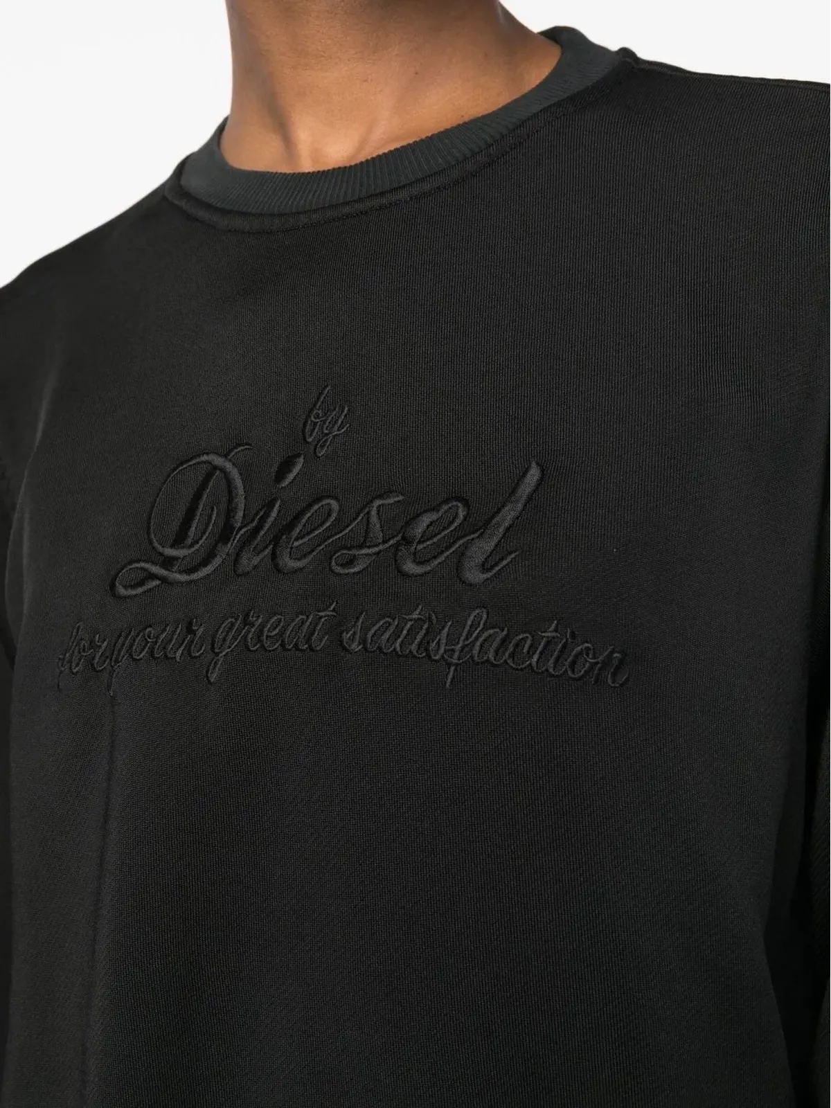 Diesel 刺繍ロゴ クルーネック スウェットシャツ - 画像5