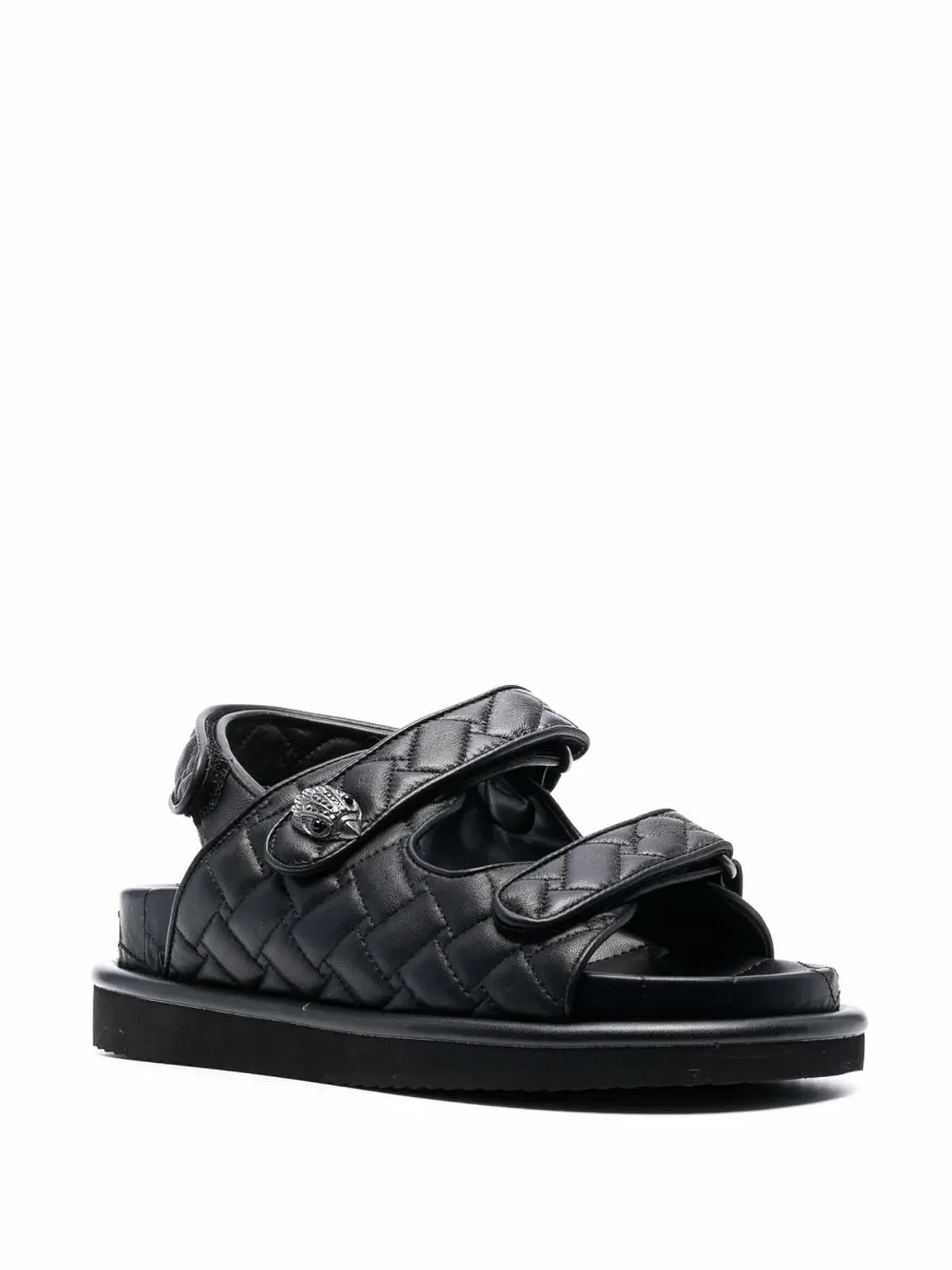 Kurt Geiger London キルテッド・タッチストラップ サンダル - ブラック - 画像2