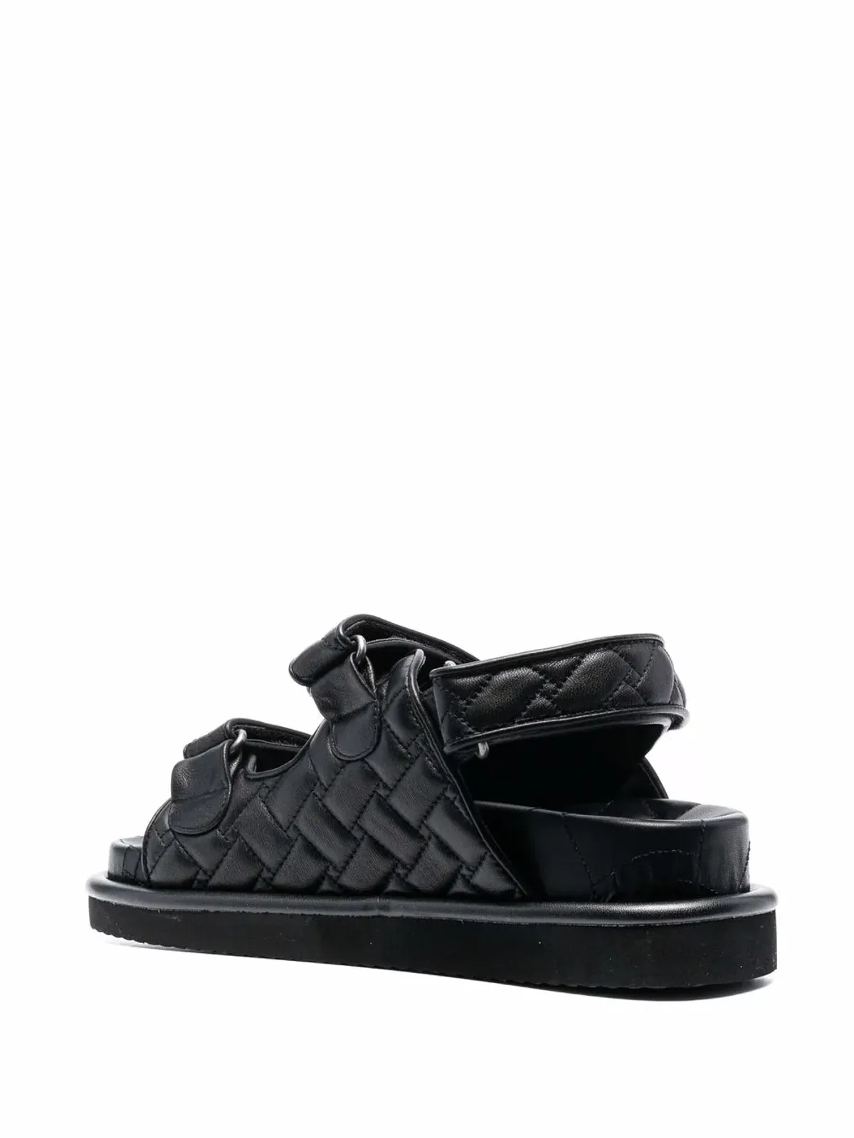 Kurt Geiger London キルテッド・タッチストラップ サンダル - ブラック - 画像3