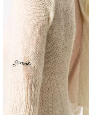 GANNI 刺繍ロゴディテールドレス - サムネイル5