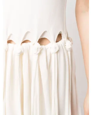 Chloé ドロップウエスト ノット付き クレープ マキシドレス - サムネイル5