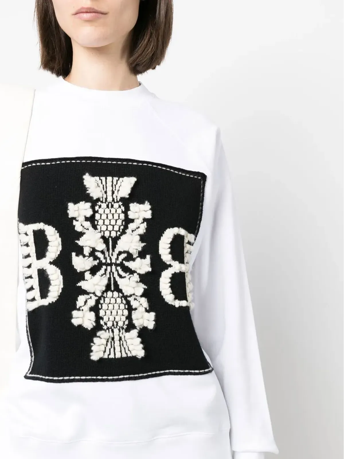 Barrie 刺繍パネル入りスウェット - 画像5