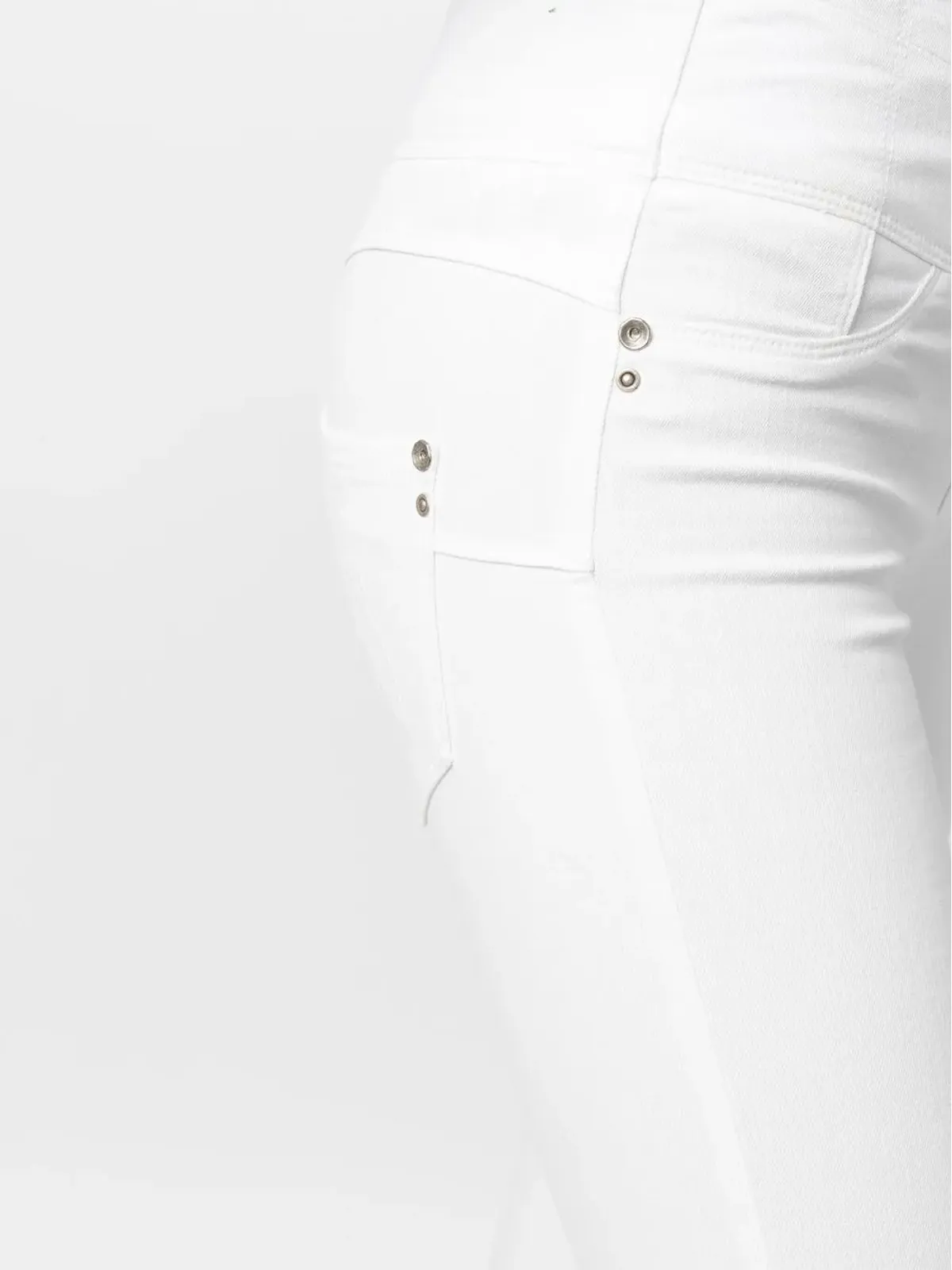 Patrizia Pepe クロップド・スリムフィット ジェギングス - White - 画像5